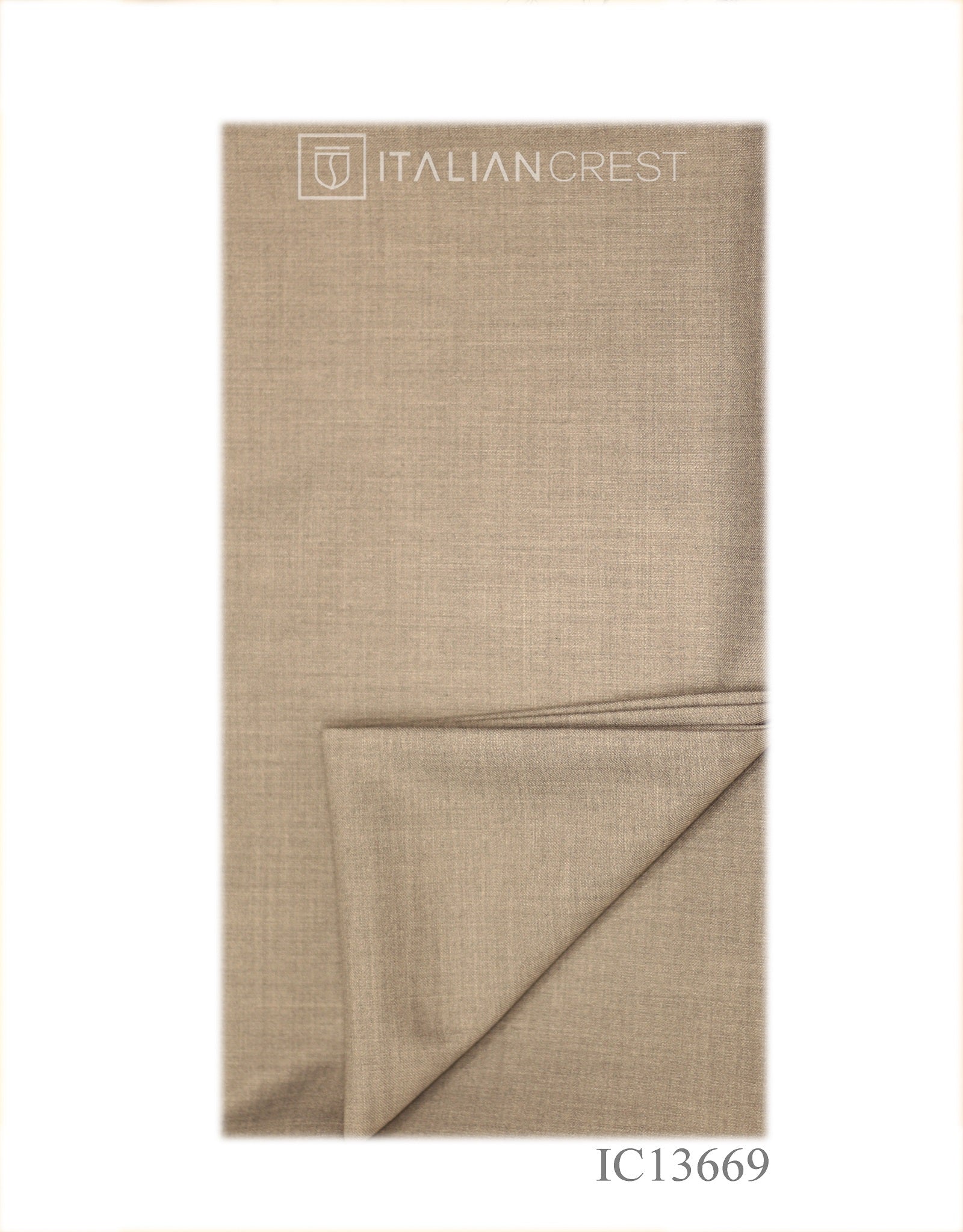 Light Grey Wool Feel Peak Lapel Suit - Image 4