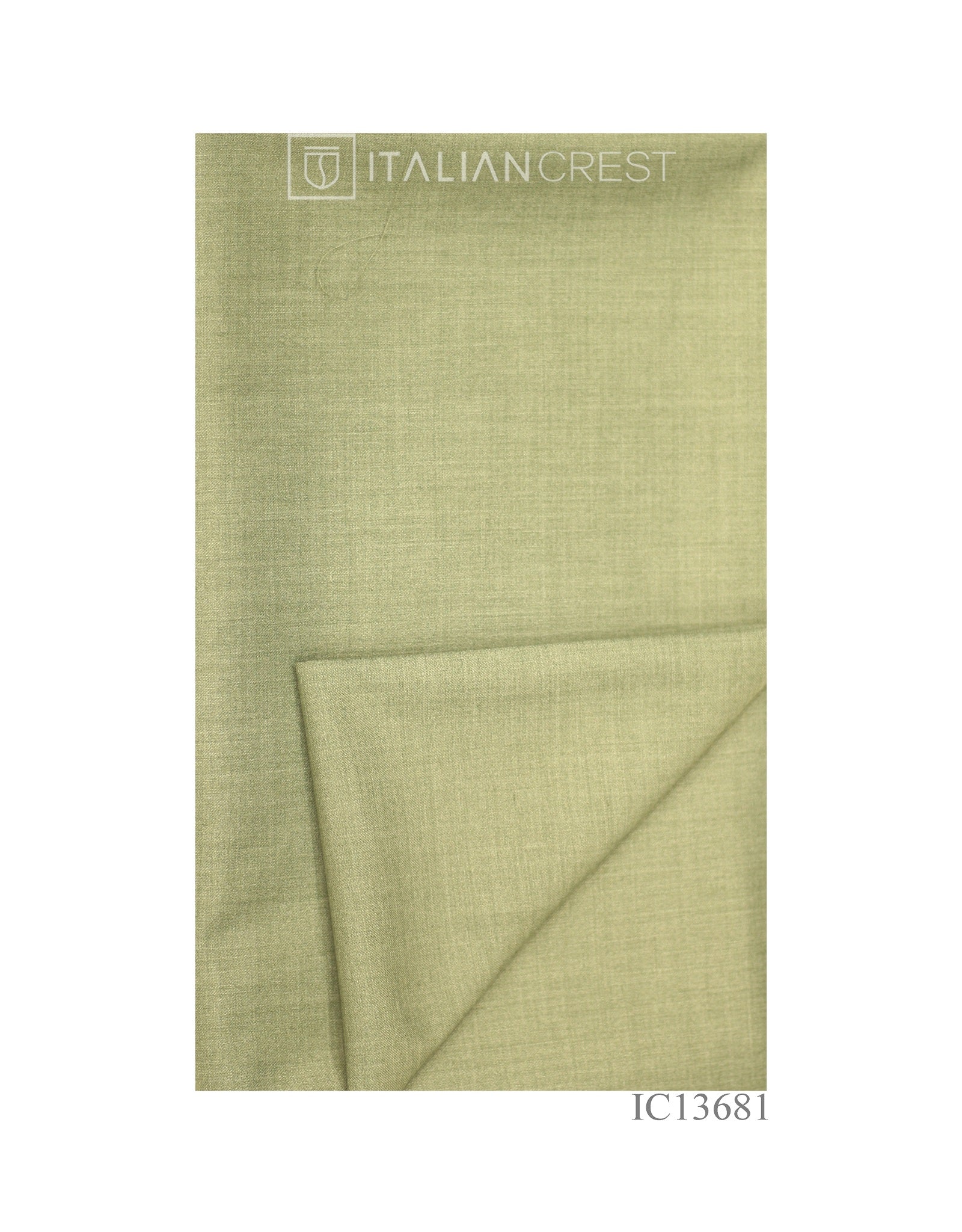Light Green Wool Feel Peak Lapel Suit - Image 4