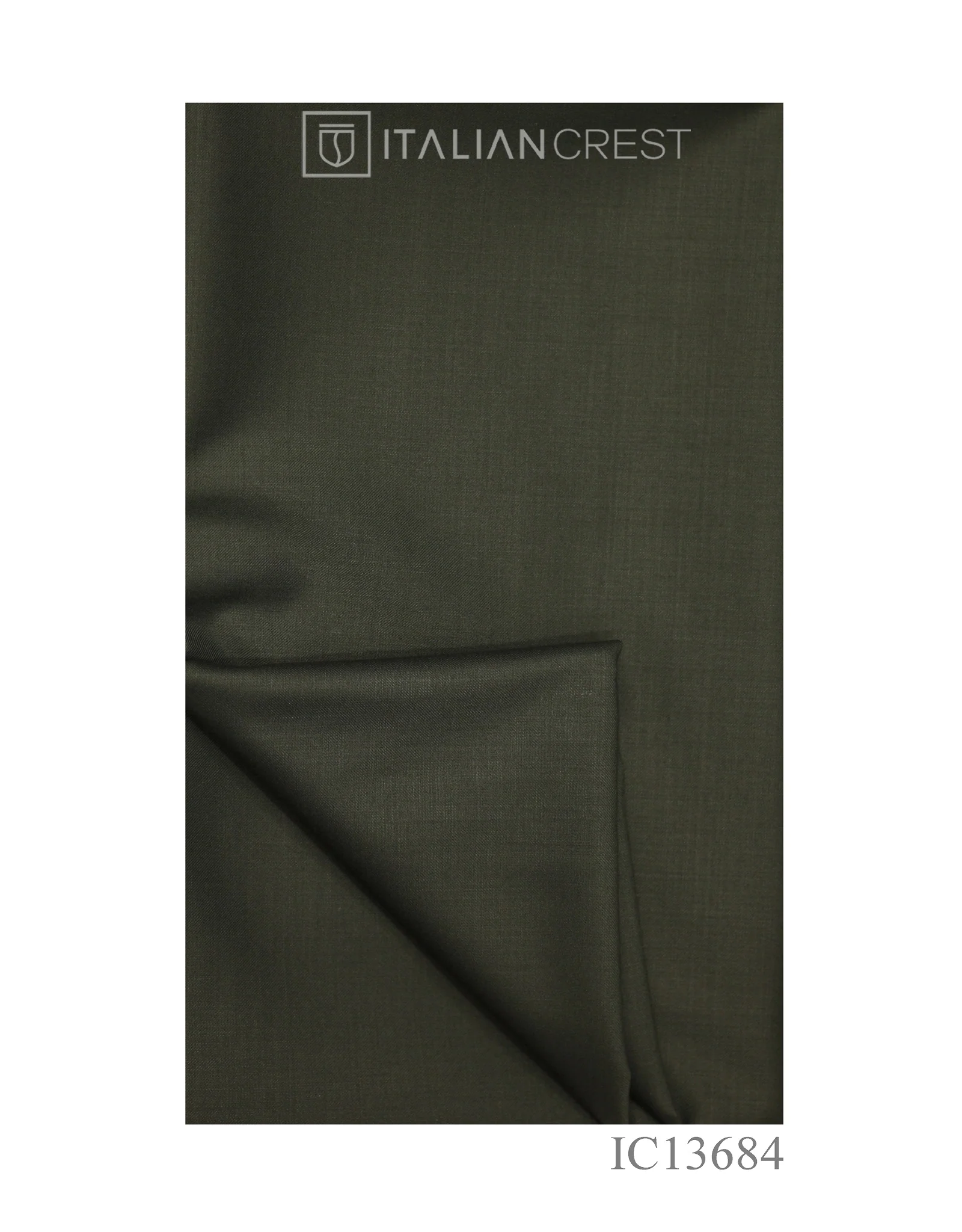 Dark Green Wool Feel Peak Lapel Suit - Image 4