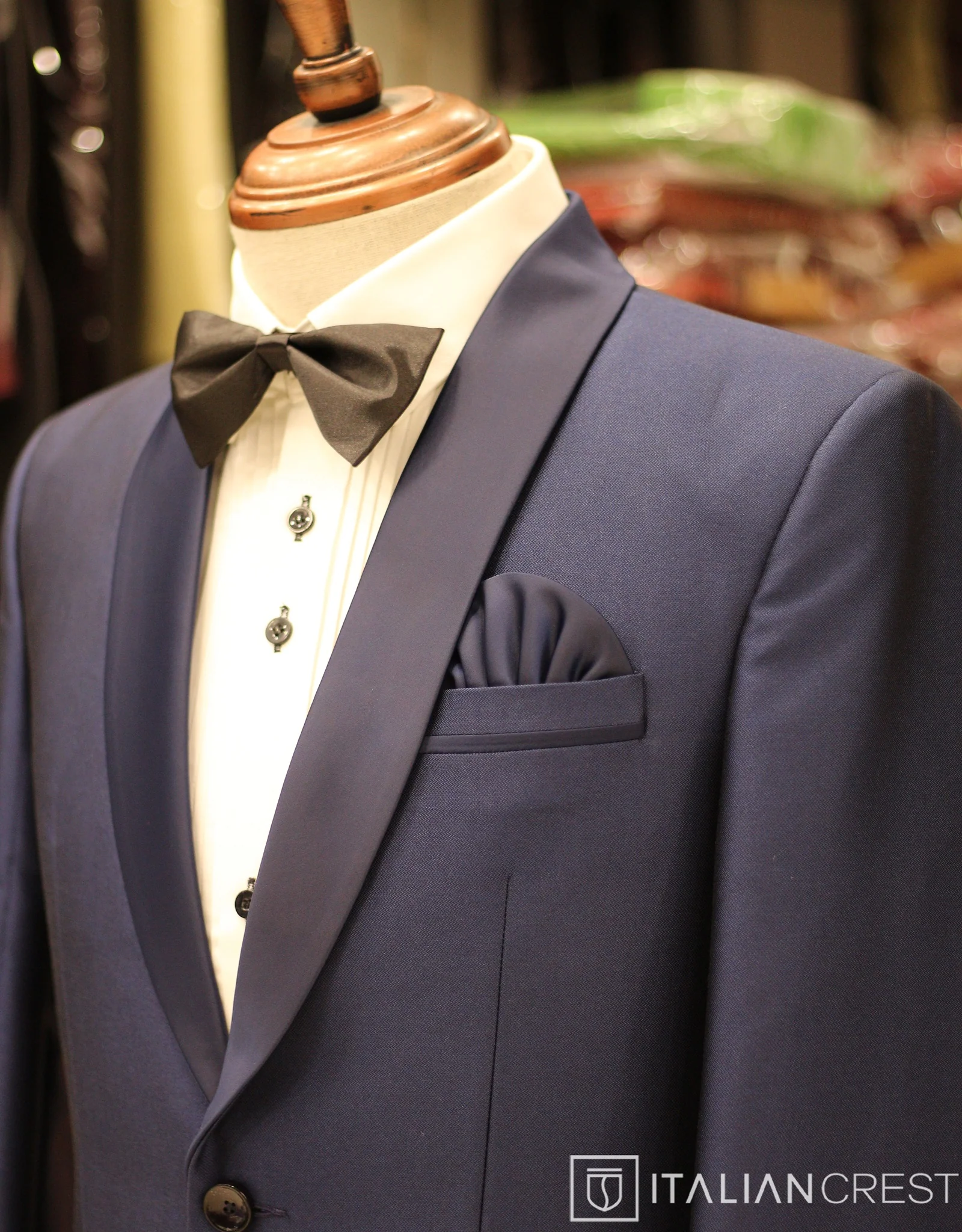 Blue 2-Piece Tuxedo Suit