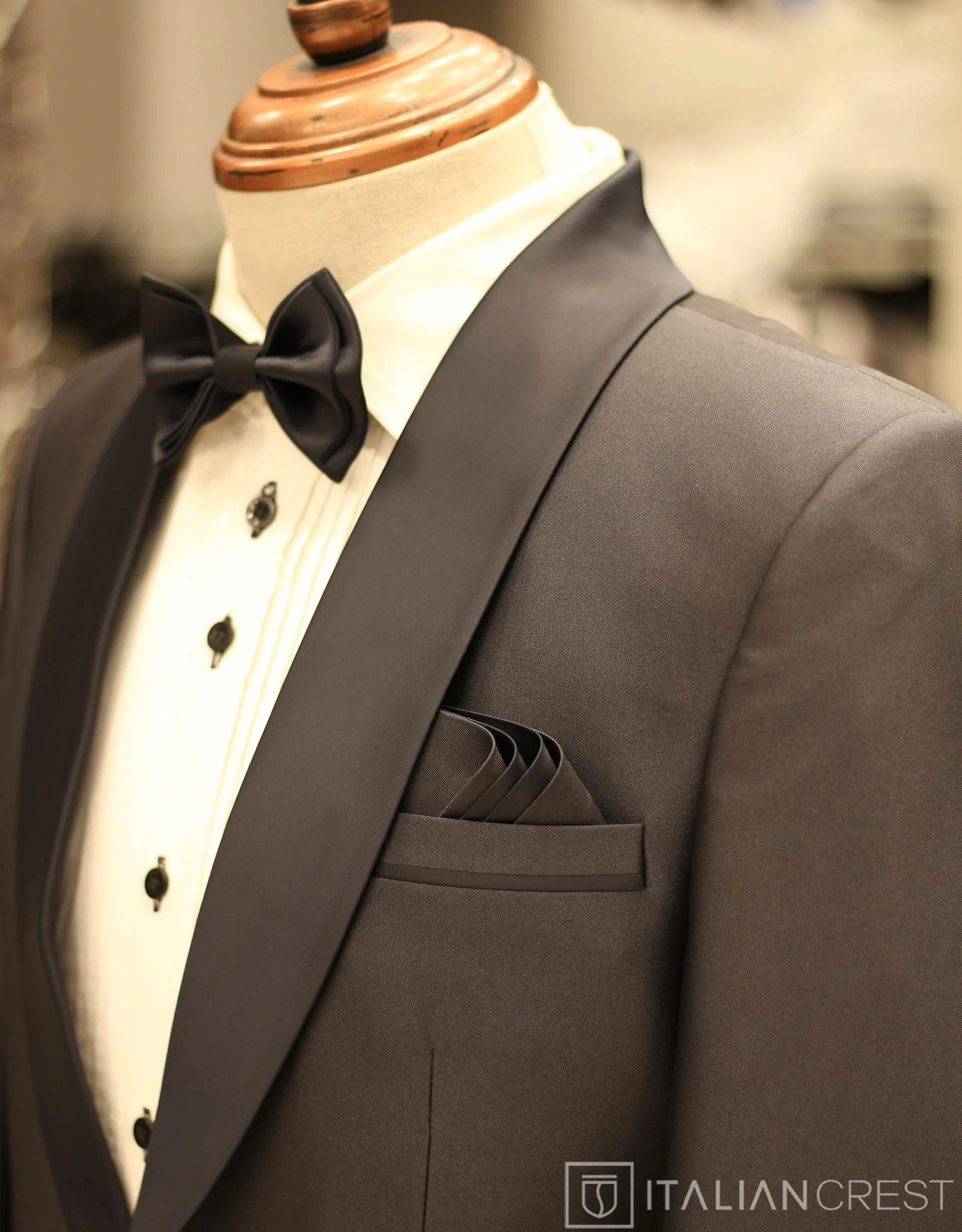 Dark Grey 2-Piece Tuxedo Suit