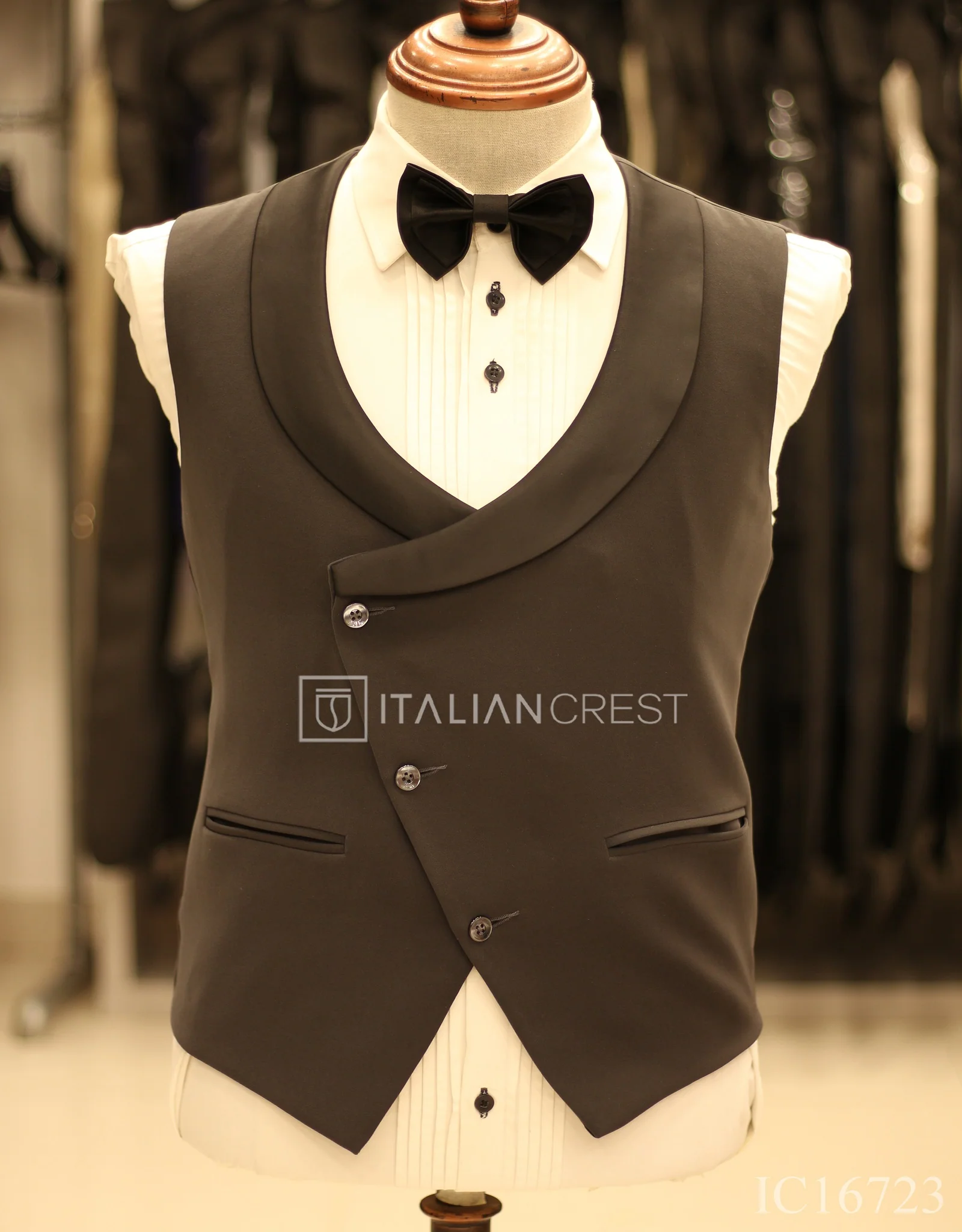 Grey 3-Piece Tuxedo Suit - Image 2
