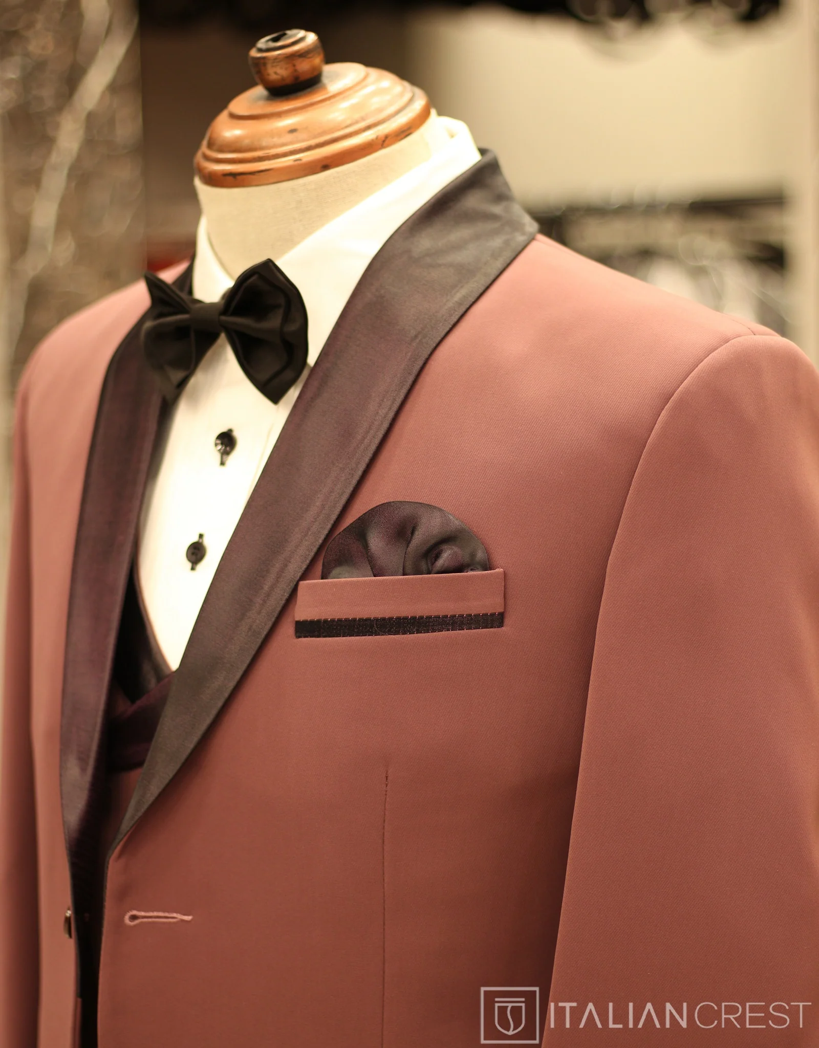 Wine 3-Piece Tuxedo Suit