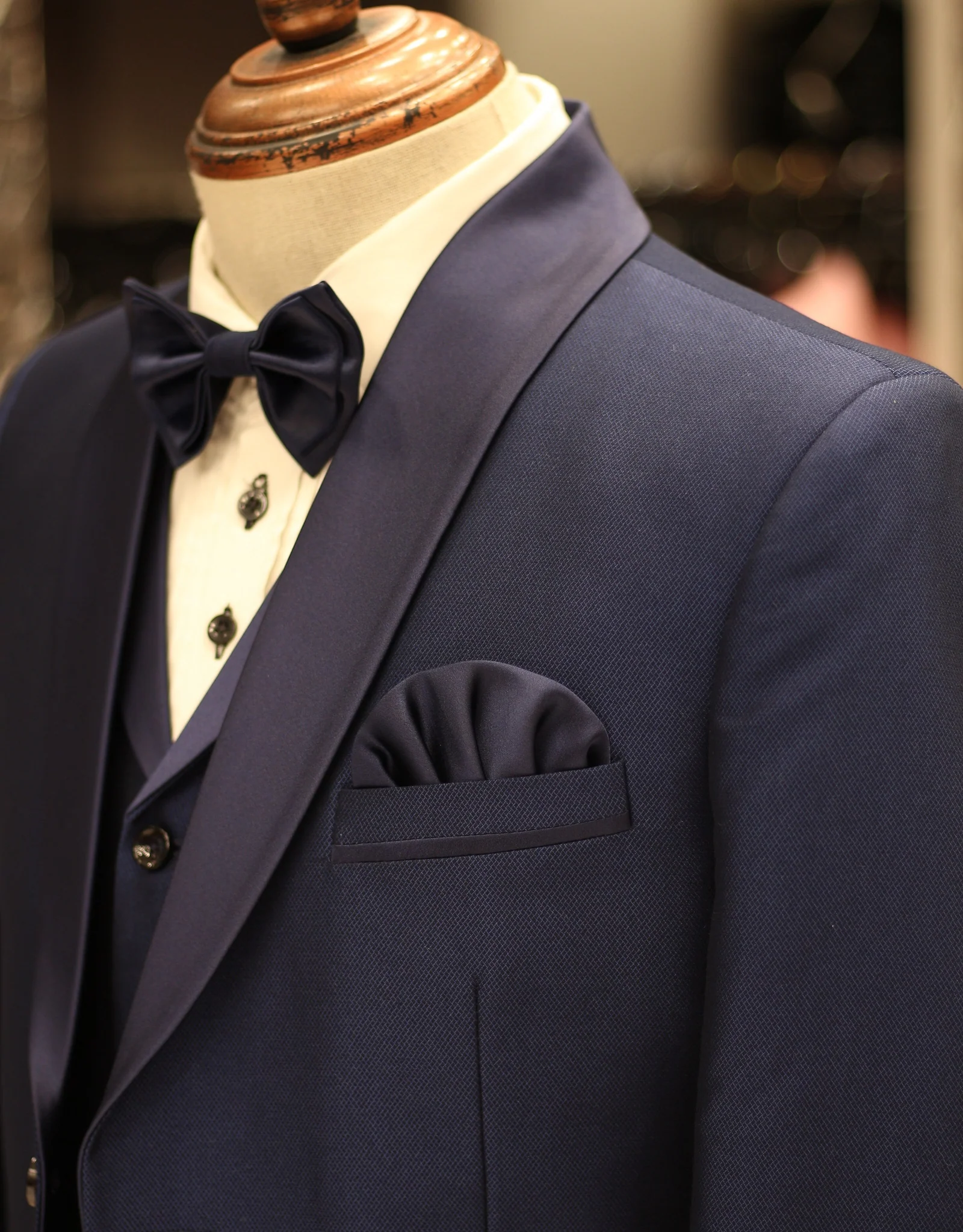 Dark Royal Blue 3-Piece Tuxedo Suit