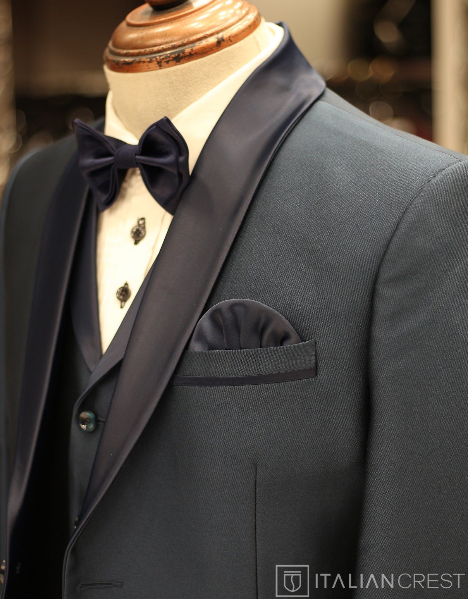 Blue 3-Piece Tuxedo Suit