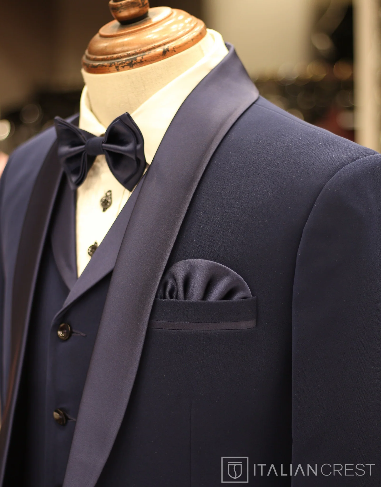 Blue 3-Piece Tuxedo Suit