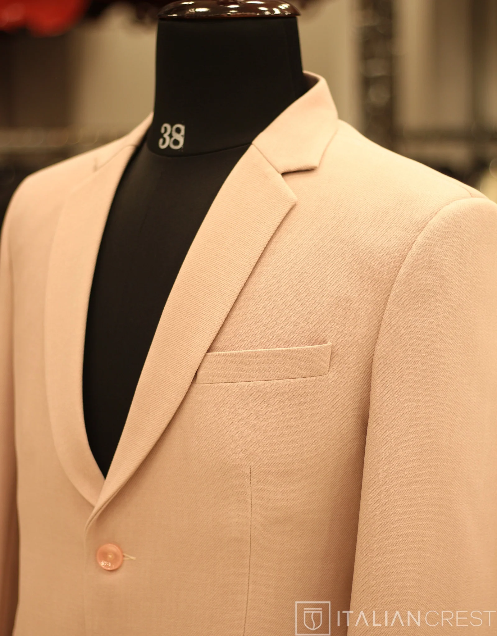 Pink Linen Feel Blazer