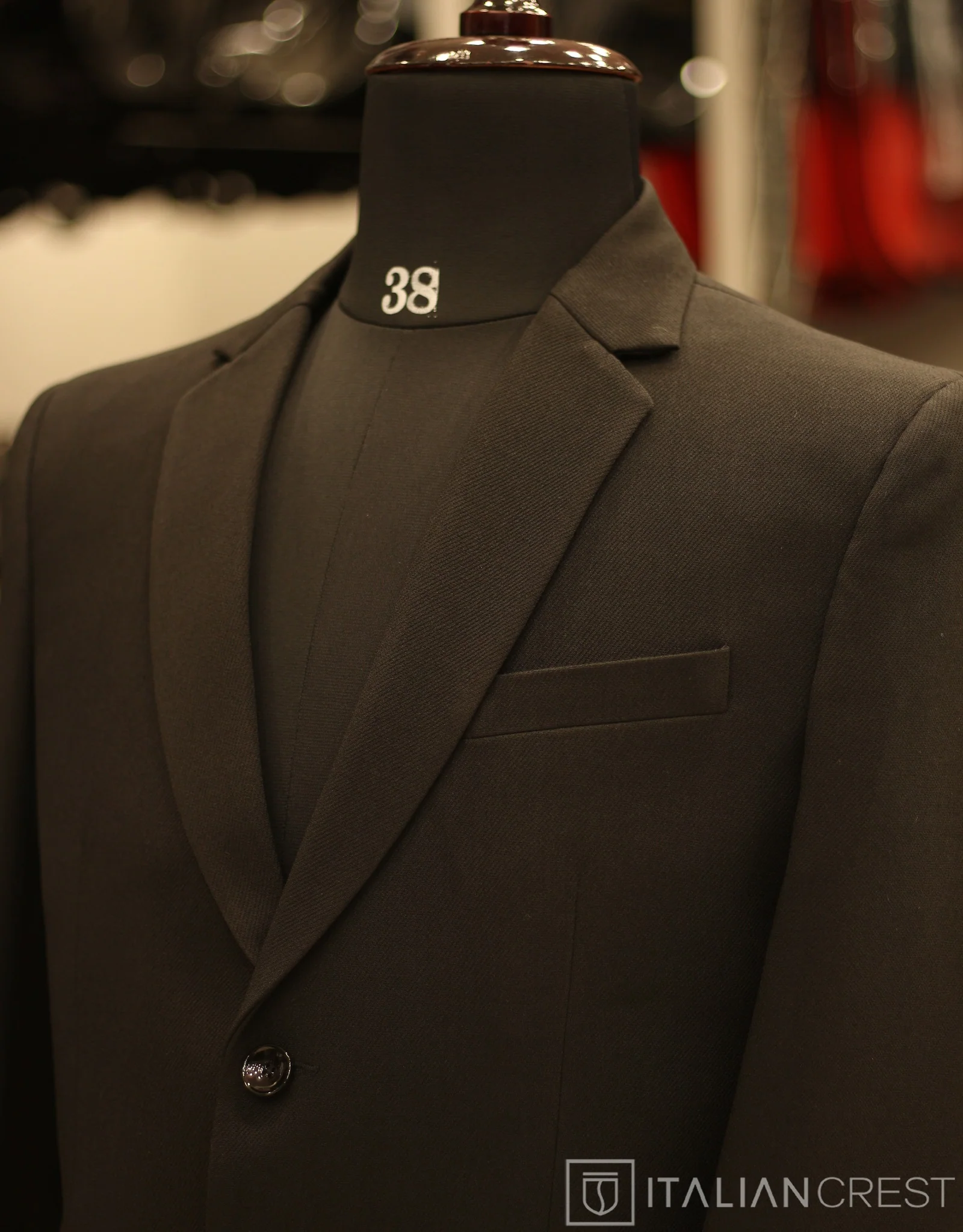 Black Linen Feel Blazer
