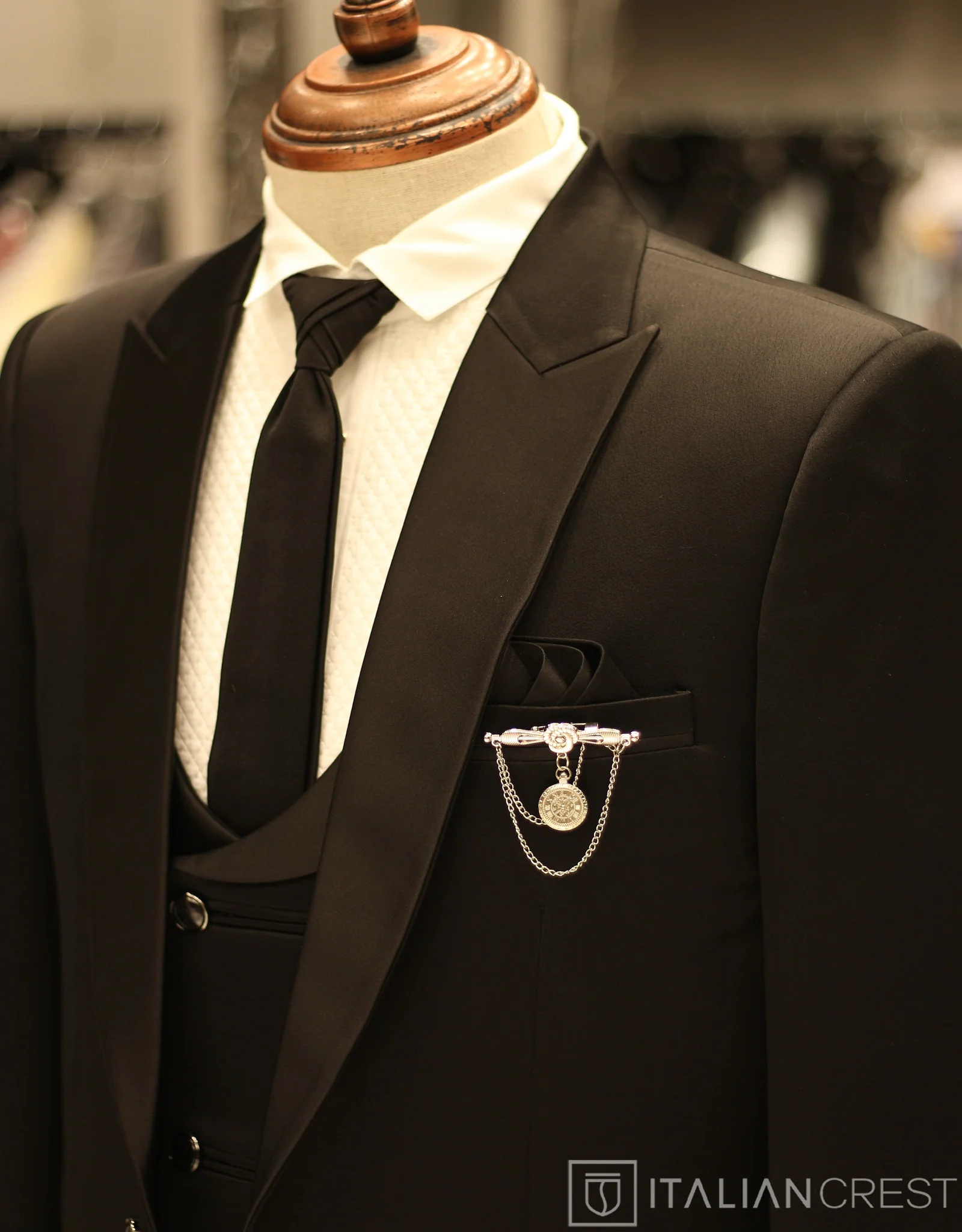 Black 5pc Wedding Suit